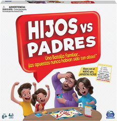 HIJOS CONTRA PADRES | SPIN MASTER JUEGOS DE MESA | 1 UNIDAD | 778988433850