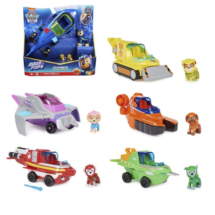 Patrulla Canina Vehículo Aqua Pups Surtido Spin Master