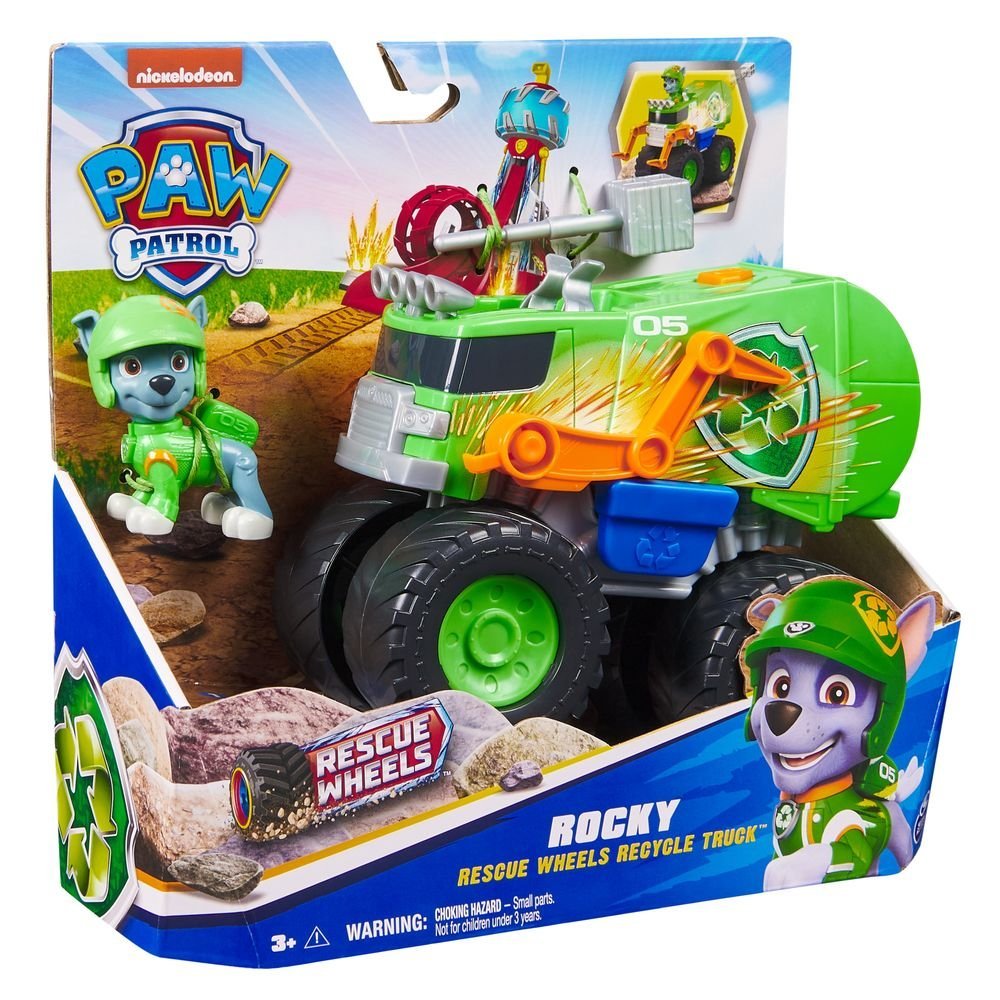 Vehículo Rescue Wheels Rocky Patrulla Canina Spin Master PAW Patrol