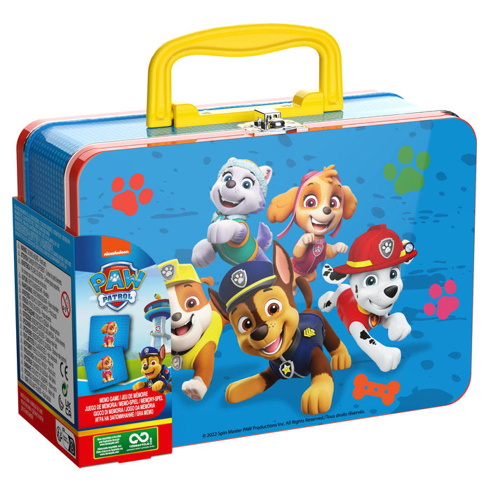 JUEGO MEMORY PATRULLA CANINA MALETIN METAL | SPIN MASTER PAW PATROL | 1 UNIDAD | 778988461822