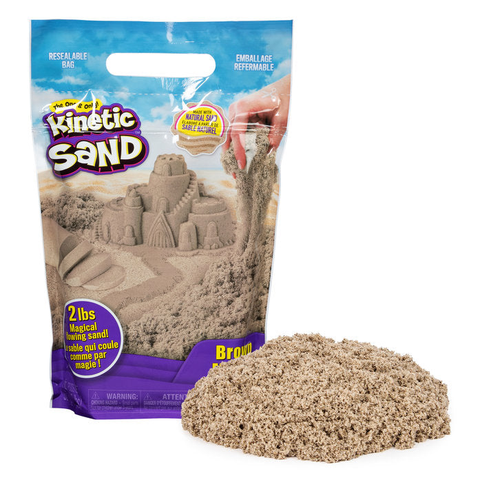 KINETIC SAND BOLSA ARENA MARRON | SPIN MASTER KINETIC SAND | 1 UNIDAD | 778988570197