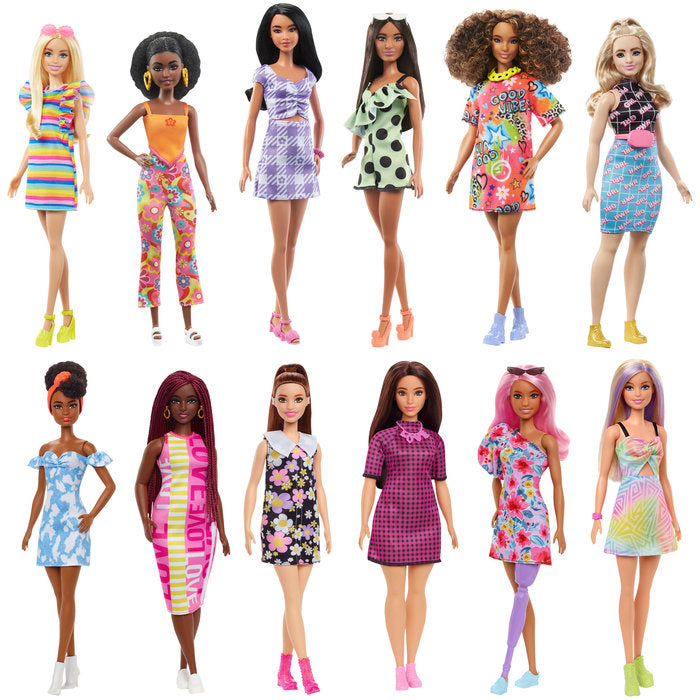 MUÑECA BARBIE FASHIONISTAS SURTIDA | MATTEL BARBIE | 1 UNIDAD | 887961439540