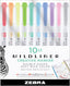 Rotulador Zebra Mildliner Doble Punta 10 Colores Fluor | Zebra Pen | Pack 1 Unidades