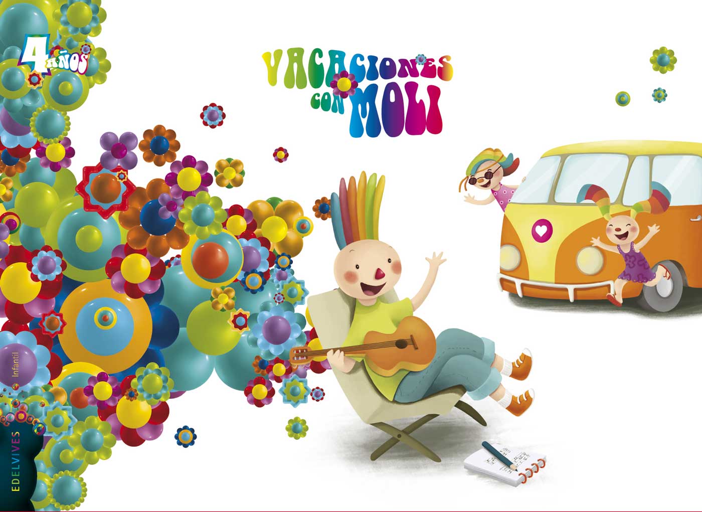 Proyecto Dimensión Nubaris - Vacaciones con Moli - 4 años. Aa. Vv. (Editorial Luis Vives (Edelvives)) 9788426392787