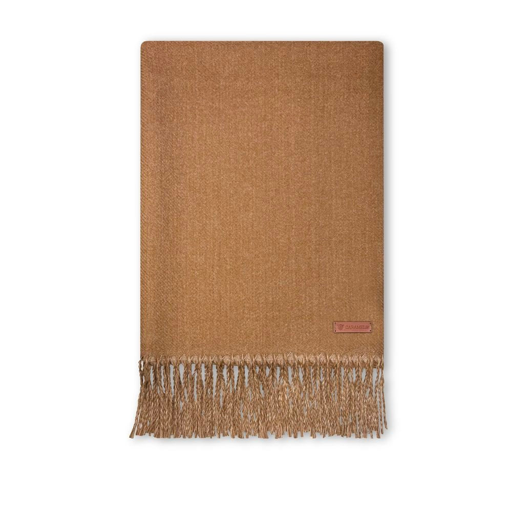 Bufanda mujer caramelo mostaza marca Caramelo Travel Fantasy