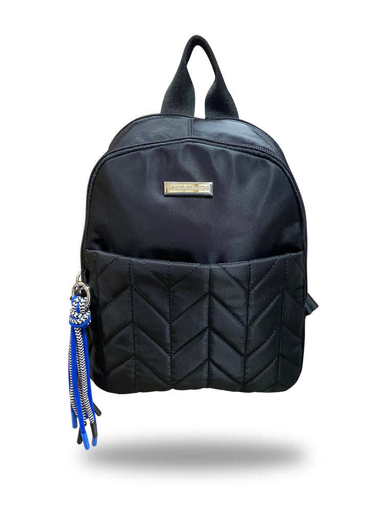 MOCHILA ESPIGA MUJER JAVIER LARRAINZAR NEGRO | TRAVEL FANTASY Imagen principal del producto