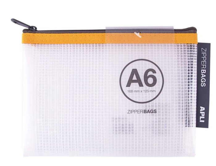 Bolsa Zipper Bag A5 Apli Diseño Pack de 5 colores