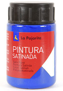 C/6 Bote Pintura Satinada La Pajarita Azul Intenso 35 ml La Pajarita