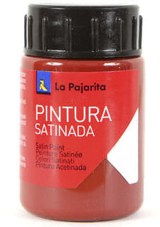 C/6 Bote Pintura Satinada La Pajarita Rojo Oxido La Pajarita