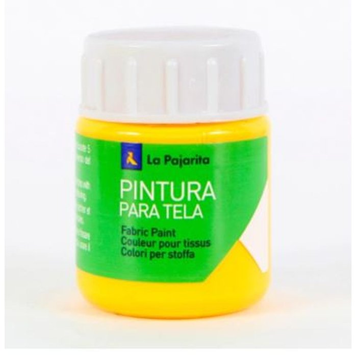 Pintura Tela 25 ml Amarillo Real La Pajarita