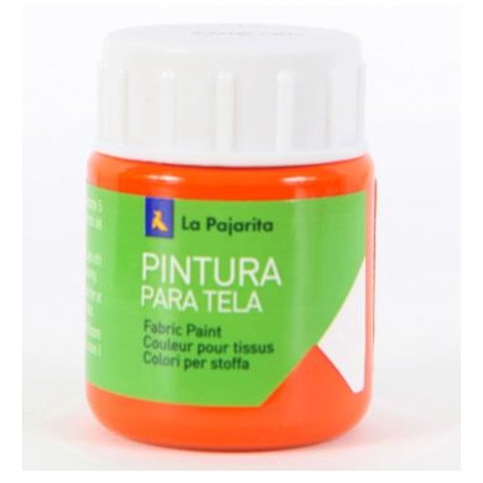 Pintura Tela 25ML Naranja La Pajarita