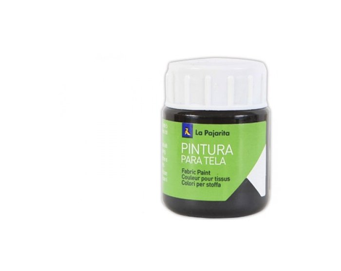 Pintura Tela 25 ml Negro La Pajarita Imagen principal del producto