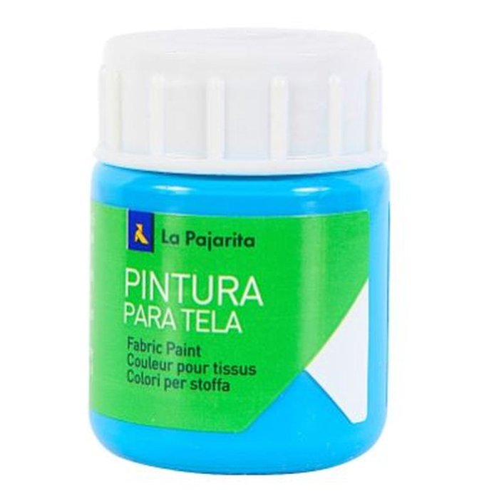Pintura Tela 25ML Azul Cyan La Pajarita