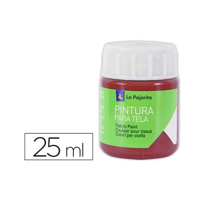 Pintura tela 25 ml Rojo inglés La Pajarita Imagen principal del producto