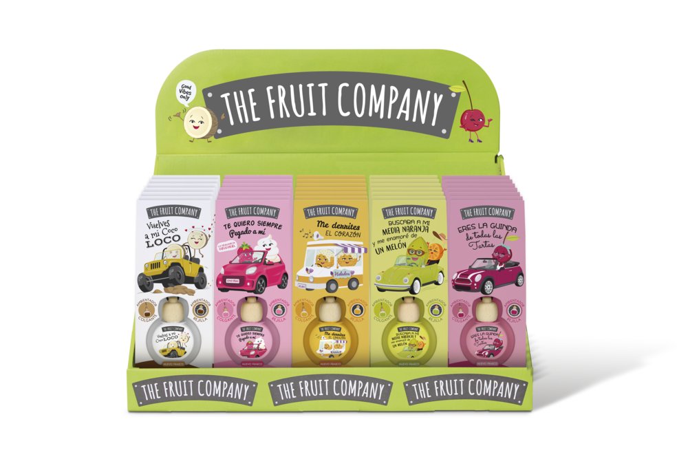 Expositor Sobremesa 35 Ambientador Coche Tfrc Marca The Fruit Company Imagen principal del producto