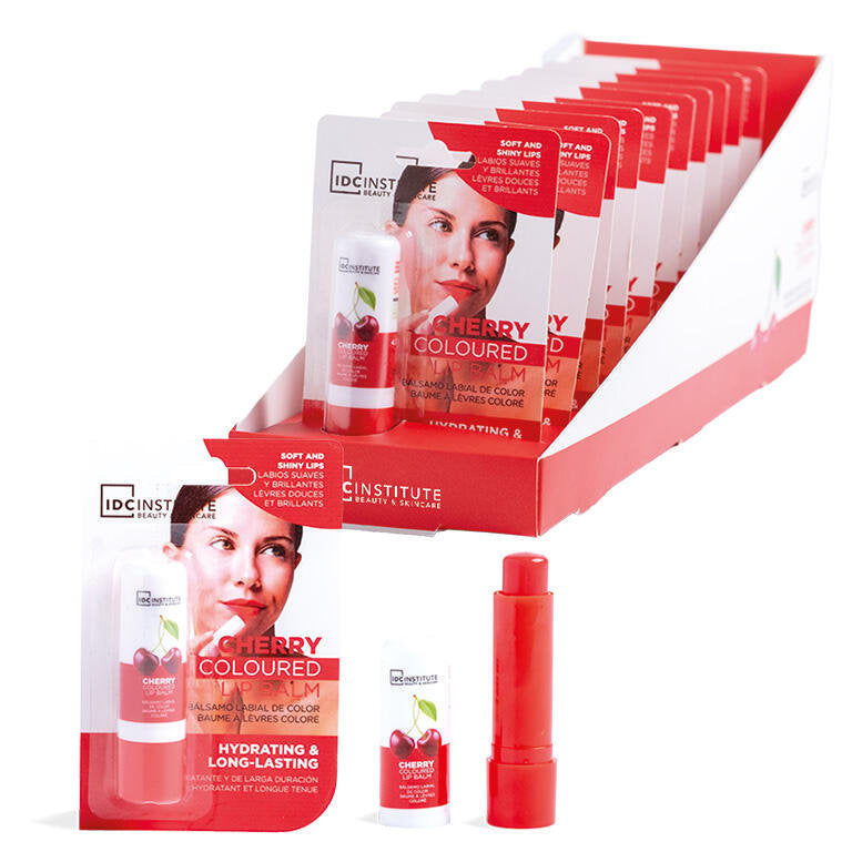 Expositor 10 Balsamo Labial Color IDC Institute Marca Regalo Imagen principal del producto