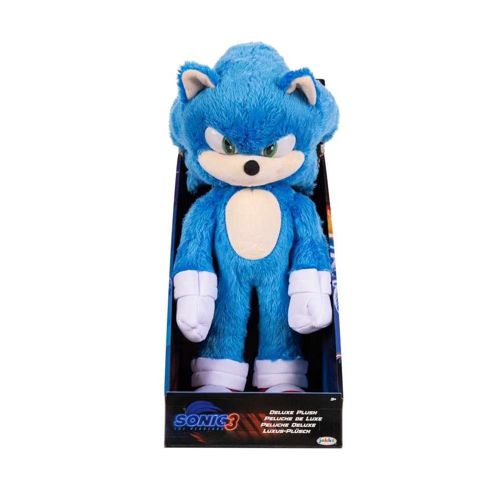 PELUCHE DELUXE SONIC DE 35 CM | JAKKS PACIFIC | 1 UNIDAD | 1929954247158