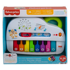 FISHER PRICE RIE Y APRENDE PIANO MUSICAL MULTILENGUAJE | FISHER-PRICE MATTEL | 1 UNIDAD | 1947350785548