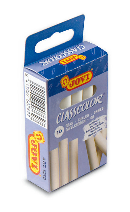 TIZA JOVI CLASSCOLOR BLANCAS 10 UNIDADES | 10 UNIDADES | (JOVI)