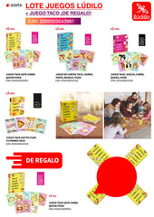 LOTE JUEGOS TACO LUDILO + TACO GATO CABRA QUESO PIZZA GRATI | LUDILO | 1 UNIDAD | 2000020543981