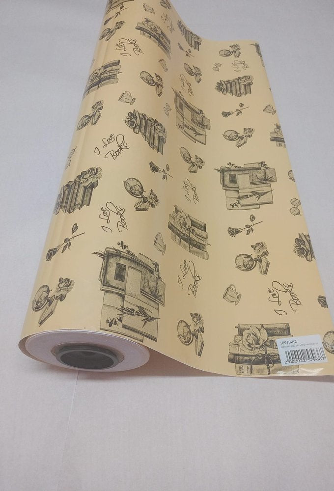 Bobina Papel Regalo 62 cm I Love Books Rosa Manipulados de Papel Europa Imagen principal del producto