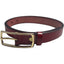Cinturón Mujer Piel Kronos Rojo Hebilla Dorada Talla 95 Marca Travel Fantasy Kronnos
