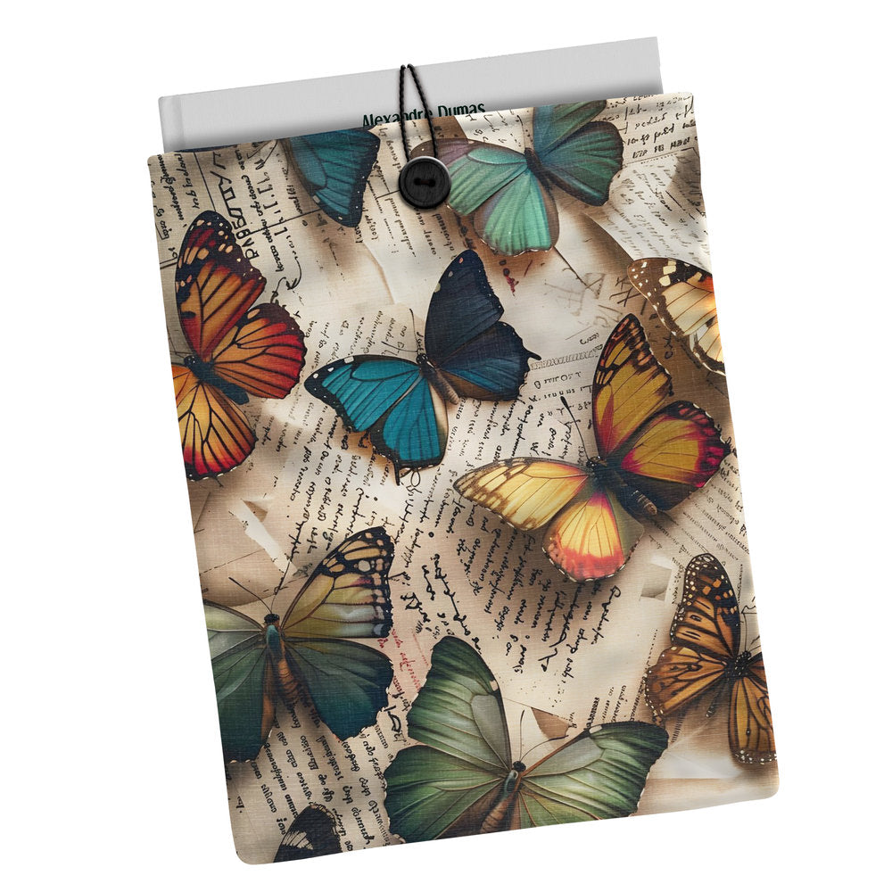 Funda Libro Mariposas y Páginas Campo Das Redes