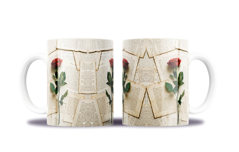 Taza Rosa Campo Das Redes