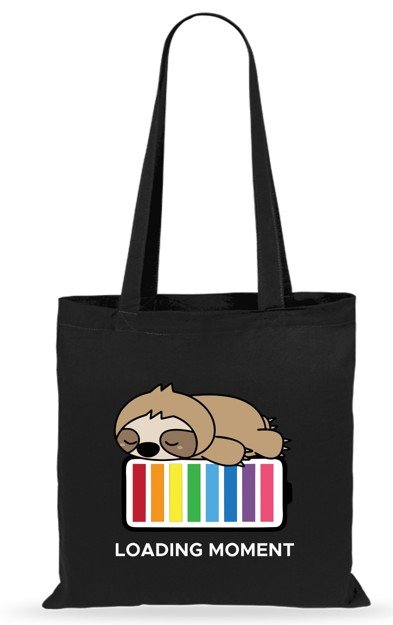 Bolsa Perezoso Cargador Negro CAMPO DAS REDES