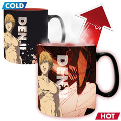 TAZA CAMBIO DE CALOR 460ML- DENJI & AKI CHAINSAW MAN | ABYSSE | 1 UNIDAD | 2366536115501