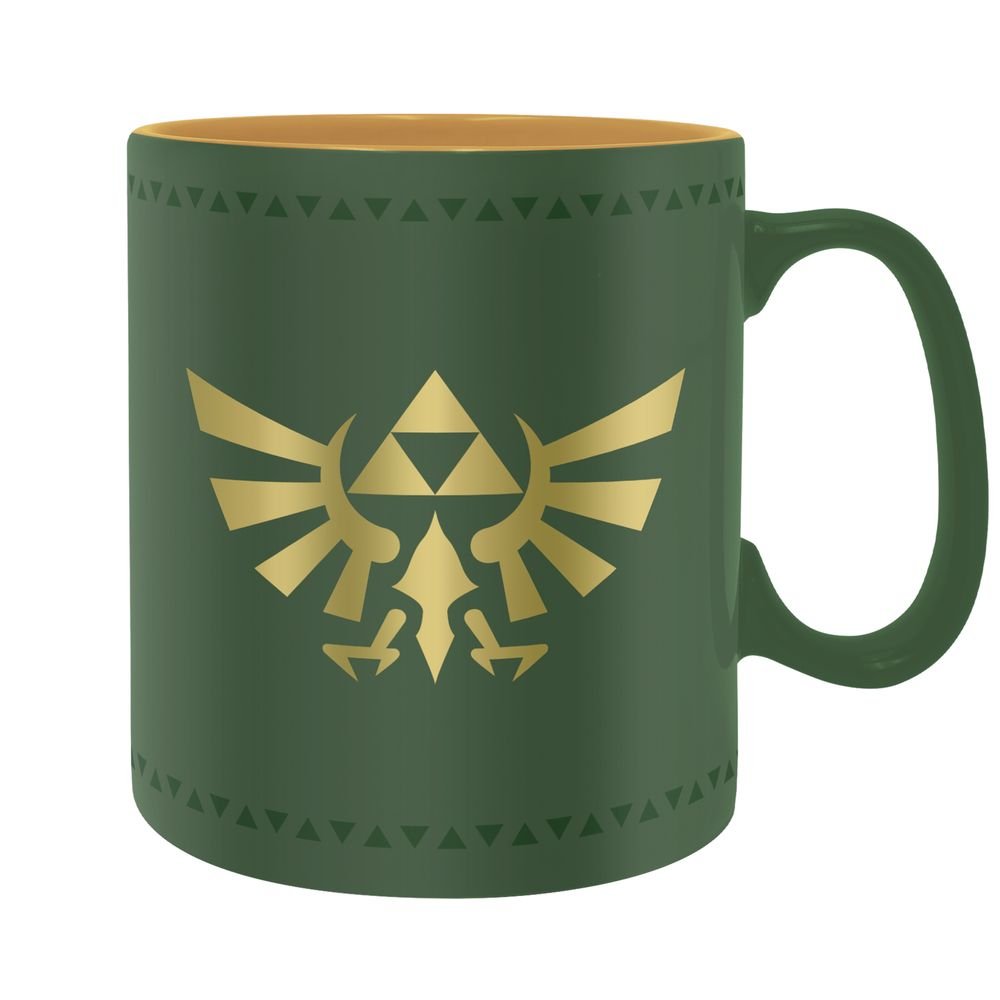 TAZA 460 ML HYRULE INSIGNIA THE LEGEND OF ZELDA | ABYSSE | 1 UNIDAD | 2366536115549