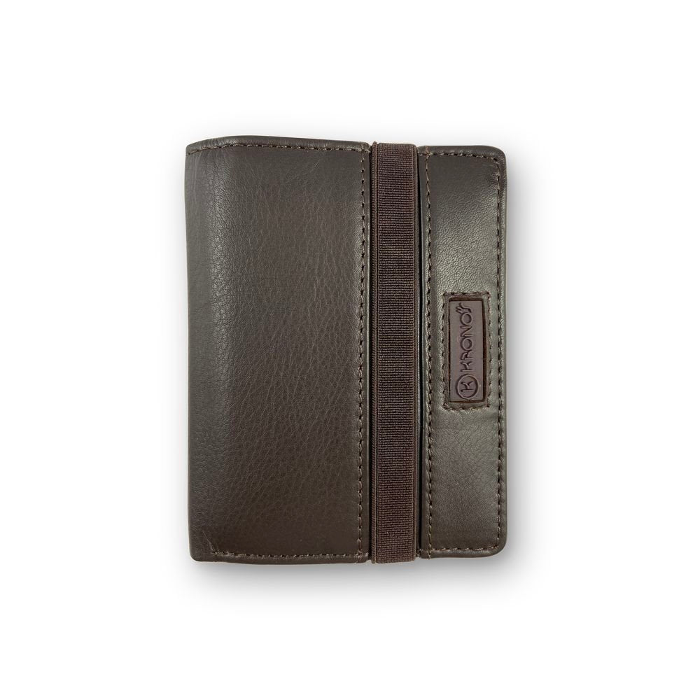 Cartera Hombre Kronos Harry Marrón Vertical Marca Travel Fantasy Kronnos