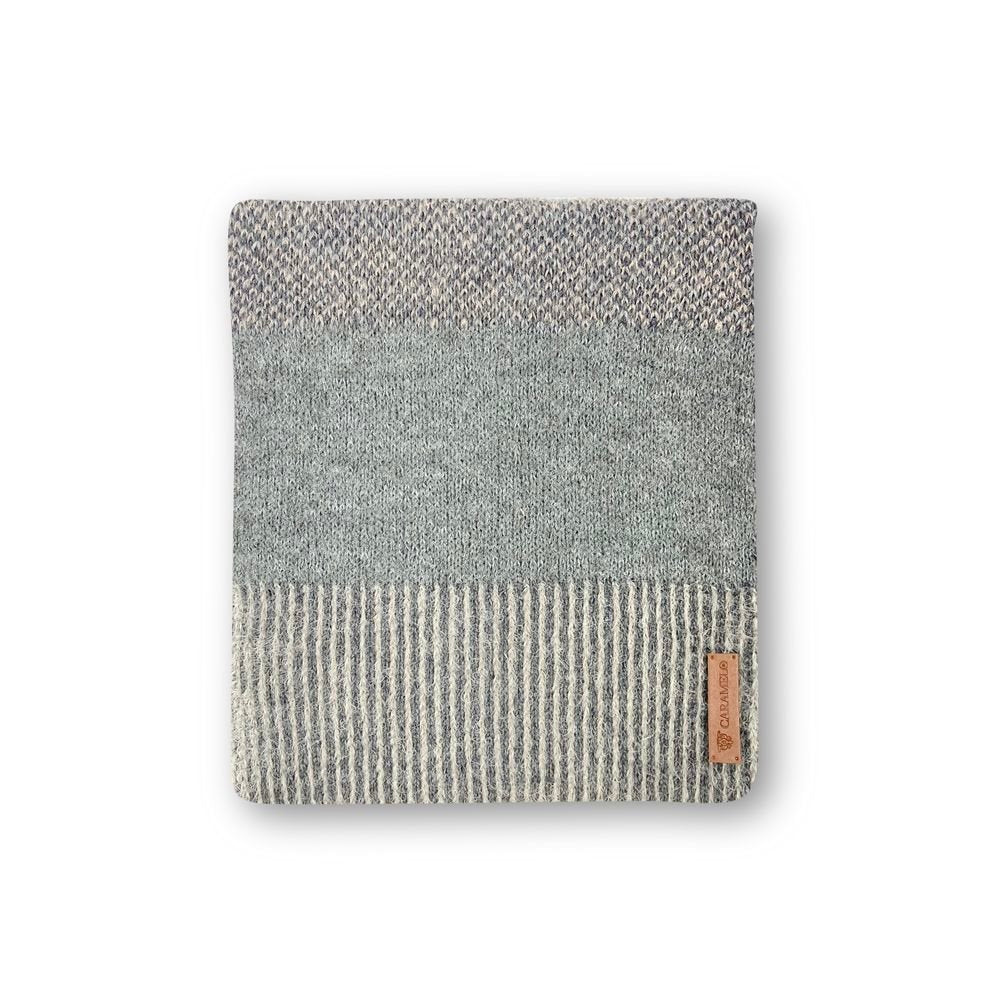 Cuello mujer caramelo gris rayado marca Caramelo Travel Fantasy