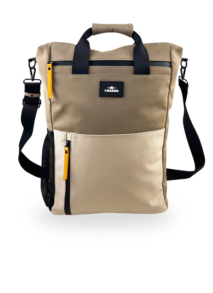 MOCHILA UNISEX CHARRO WORK TAUPE | CLAVE DE SOL BAGS S,L
