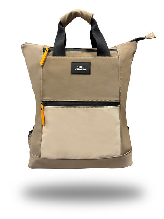 MOCHILA UNISEX CHARRO WORK TAUPE | CLAVE DE SOL BAGS S,L