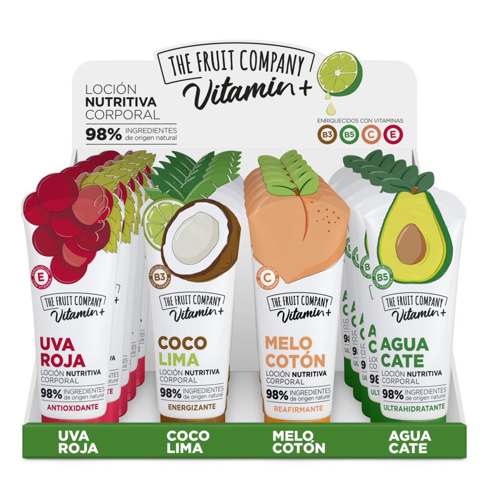 Gel de Ducha Moras 600ml The Fruit Company Pack 10 unidades