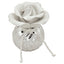 Ambientador tarro grande rosa en porcelana blanca Bagutta