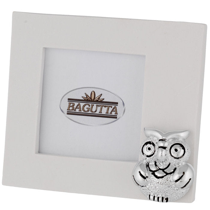 Marco foto mini 5x5 buho blanco Bagutta Imagen principal del producto