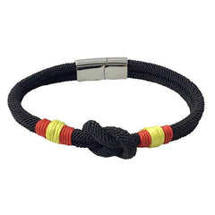 PULSERA NYLON KRONOS NEGRO CON CIERRE METALICO | TRAVEL FANTASY KRONNOS | 1 UNIDAD | 3005210000304