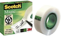 Cinta mágica invisible Scotch 33 m x 12 mm pack 12 Imagen principal del producto