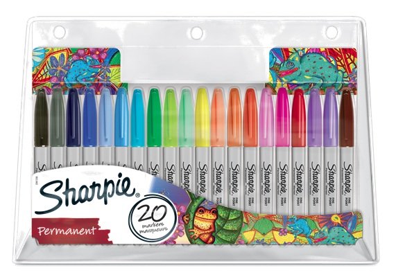 Rotulador Sharpie Permanente Punta Fina 20 Colores Surtidos | Sharpie | Pack 1 Unidades Imagen principal del producto