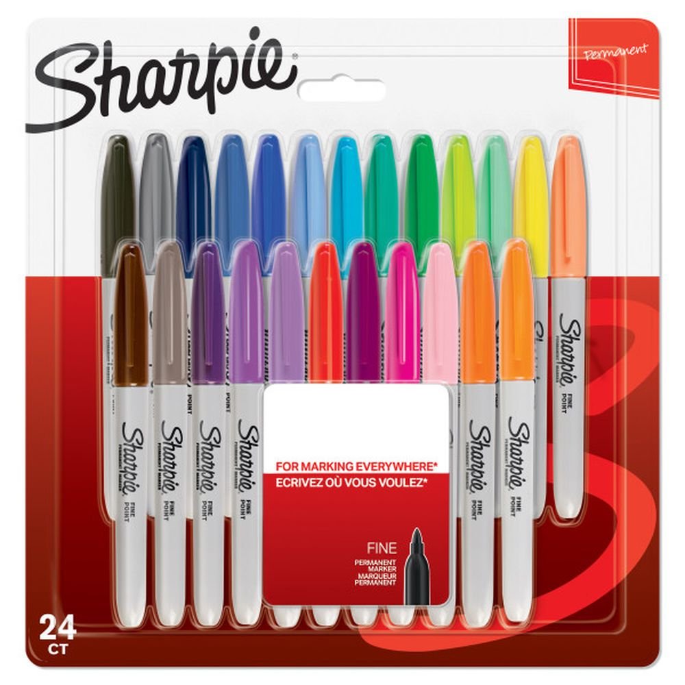 Rotulador Sharpie Permanente Punta Fina 24 Colores Surtidos Imagen principal del producto
