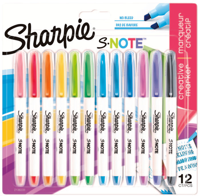 Rotulador Sharpie S Notes Blister 12 Colores Surtidos Imagen principal del producto