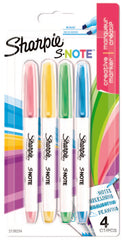 Rotulador Sharpie S Notes Blister 4 Colores Pastel Surtidos | Sharpie | Pack 1 Unidades