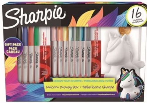 Pack de rotuladores Sharpie Decora tu Hucha Unicornio Marca Sharpie Imagen principal del producto