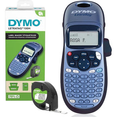 MAQUINA DYMO LETRATAG LT100H + CINTA | 1 UNIDADES | (DYMO)