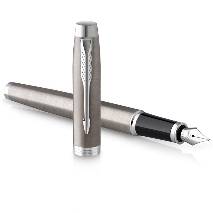 Juego bolígrafo y pluma Parker Im acero CT marca Parker