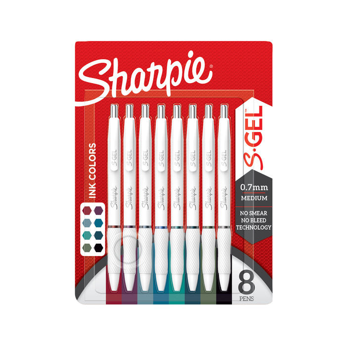 Boligrafo Sharpie S Gel Blister 8 Colores Surtidos | Sharpie | Pack 1 Unidades Imagen principal del producto