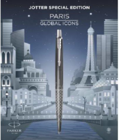 Bolígrafo Parker Jotter Edición Especial Paris Grey Imagen principal del producto