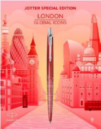 Boligrafo Parker Jotter Edición Especial London Rojo Imagen principal del producto